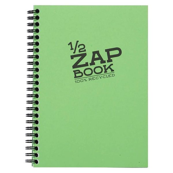 1/2 Zap Book carnet spiral&eacute; 80F A5 80g