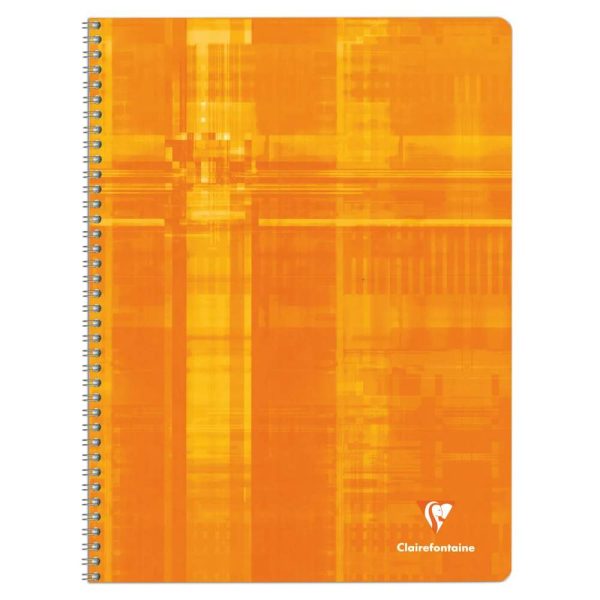 Cahier reliure int&eacute;grale 24&times;32 cm 180 pages grands carreaux