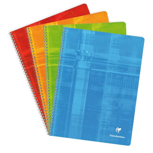 Cahier reliure int&eacute;grale 24&times;32 cm 180 pages petits carreaux