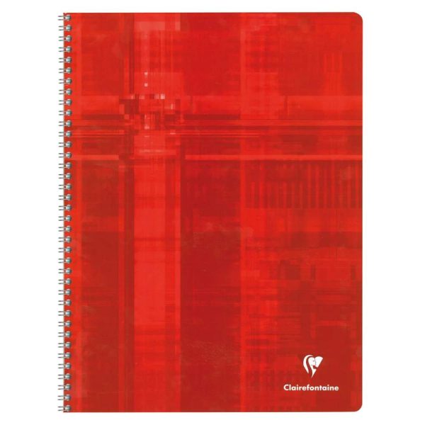 Cahier reliure int&eacute;grale 24&times;32 cm 180 pages petits carreaux