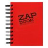 Zap Book carnet spiral&eacute; 160F A6 80g