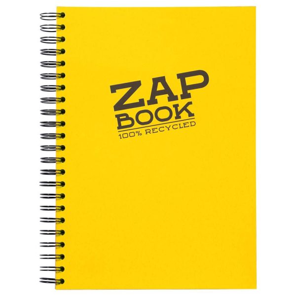 Zap Book carnet spiral&eacute; 160F A4 80g