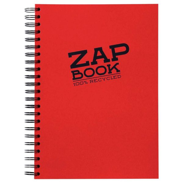 Zap Book carnet spiral&eacute; 160F A4 80g