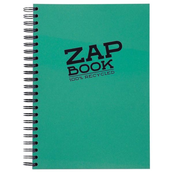Zap Book carnet spiral&eacute; 160F A4 80g