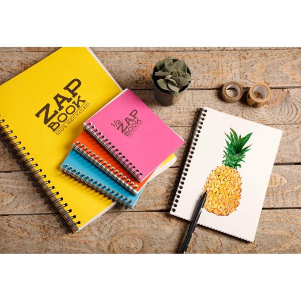 Zap Book carnet spiral&eacute; 160F A4 80g