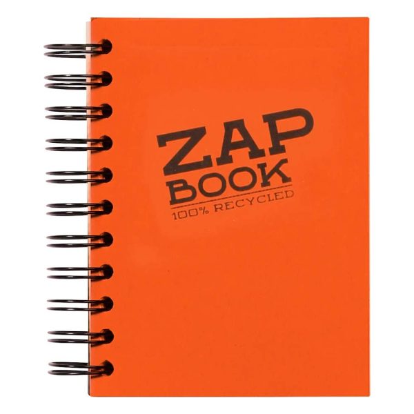 Zap Book carnet spiral&eacute; 160F A6 80g