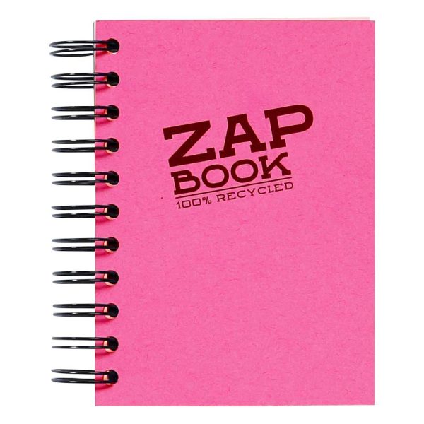 Zap Book carnet spiral&eacute; 160F A6 80g