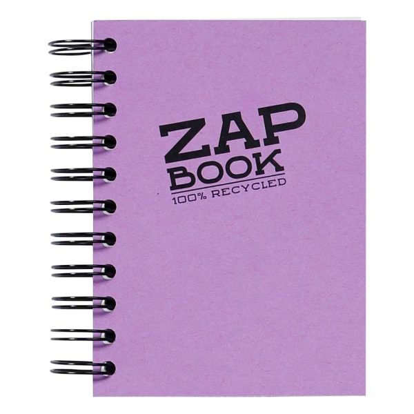 Zap Book carnet spiral&eacute; 160F A6 80g