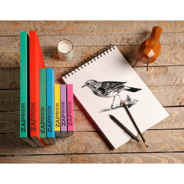 Zap Book carnet spiral&eacute; 160F A6 80g