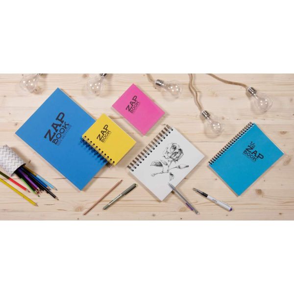 Zap Book bloc spiral&eacute; 160F A4 80g