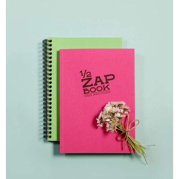 1/2 Zap Book carnet coll&eacute; 80F A6 80g