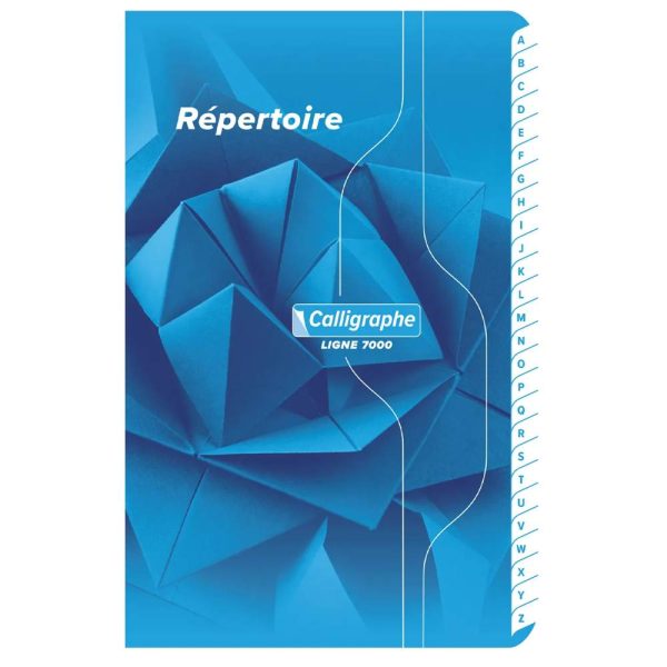 R&eacute;pertoire piqu&eacute; 7000 11&times;17 cm 96 pages petits carreaux 70 g
