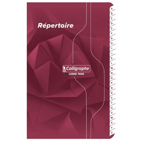 R&eacute;pertoire piqu&eacute; 7000 11&times;17 cm 96 pages petits carreaux 70 g