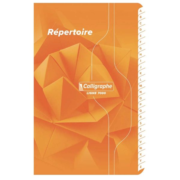 R&eacute;pertoire piqu&eacute; 7000 11&times;17 cm 96 pages petits carreaux 70 g
