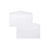 Paquet de 25 Enveloppes Blanches Doubl&eacute;es Triomphe DL- 110x220mm- Gomm&eacute;es - 130g/m2