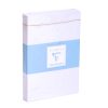 Paquet de 25 Enveloppes Blanches Doubl&eacute;es Triomphe C6-114x162mm - Gomm&eacute;es - 130g/m2