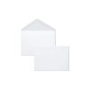Paquet de 25 Enveloppes Blanches Doubl&eacute;es Triomphe C6-114x162mm - Gomm&eacute;es - 130g/m2