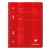 Cahier reliure int&eacute;grale A5+ 160 pages d&eacute;tachables perfor&eacute;es 6 trous lign&eacute;