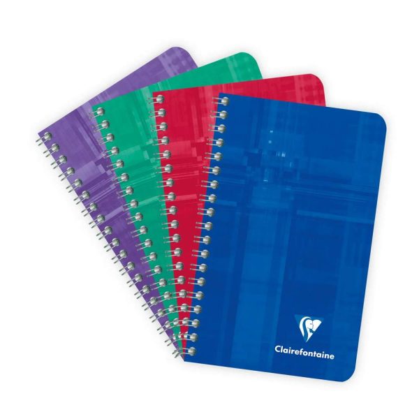 Carnet reliure int&eacute;grale 7,5x12cm 100 pages petits carreaux