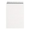 Bloc Pupitre reliure int&eacute;grale en-t&ecirc;te 8,5x14cm 160 pages d&eacute;tachables petits carreaux