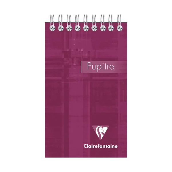 Bloc Pupitre reliure int&eacute;grale en-t&ecirc;te 8,5x14cm 160 pages d&eacute;tachables lign&eacute;
