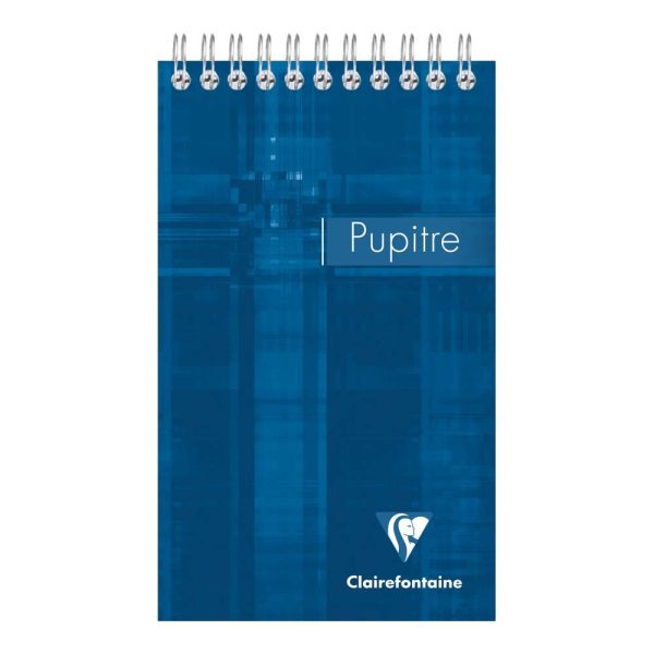 Bloc Pupitre reliure int&eacute;grale en-t&ecirc;te 10,5x17cm 160 pages d&eacute;tachables lign&eacute;
