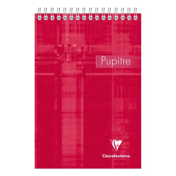 Bloc Pupitre reliure int&eacute;grale en-t&ecirc;te A5 160 pages d&eacute;tachables petits carreaux
