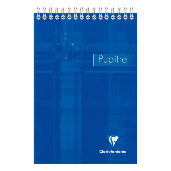Bloc Pupitre reliure int&eacute;grale en-t&ecirc;te A5 160 pages d&eacute;tachables lign&eacute;
