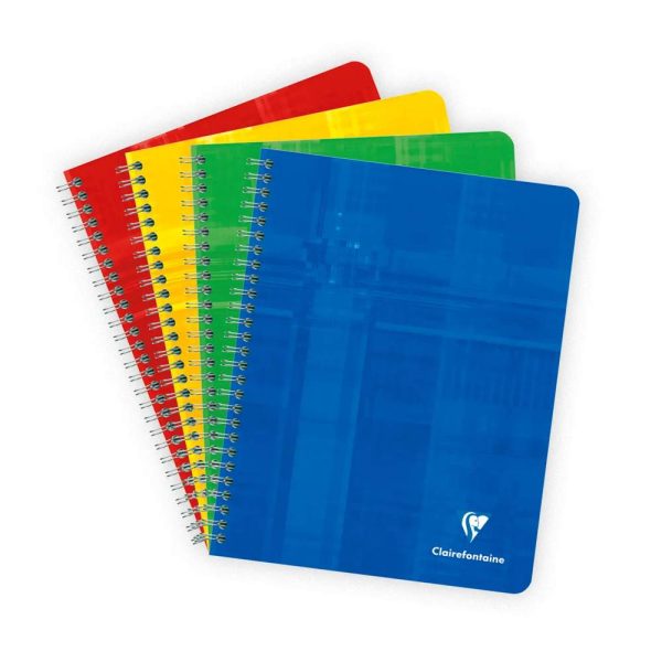 Cahier reliure int&eacute;grale 16,5x21cm 120 pages lign&eacute; + marge