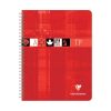 Cahier Travaux Pratiques reliure int&eacute;grale 17x22 cm 80 pages grands carreaux 90 g + uni 125 g