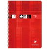 Cahier Travaux Pratiques reliure int&eacute;grale A4 80 pages grands carreaux 90 g + uni 125 g