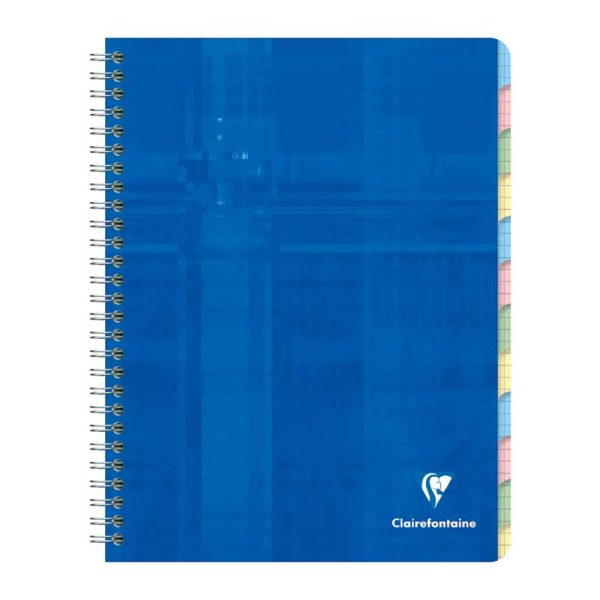 R&eacute;pertoire libre reliure int&eacute;grale 17x22cm 120 pages petits carreaux Couleur al&eacute;atoire