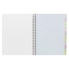 R&eacute;pertoire libre reliure int&eacute;grale 17x22cm 120 pages petits carreaux Couleur al&eacute;atoire