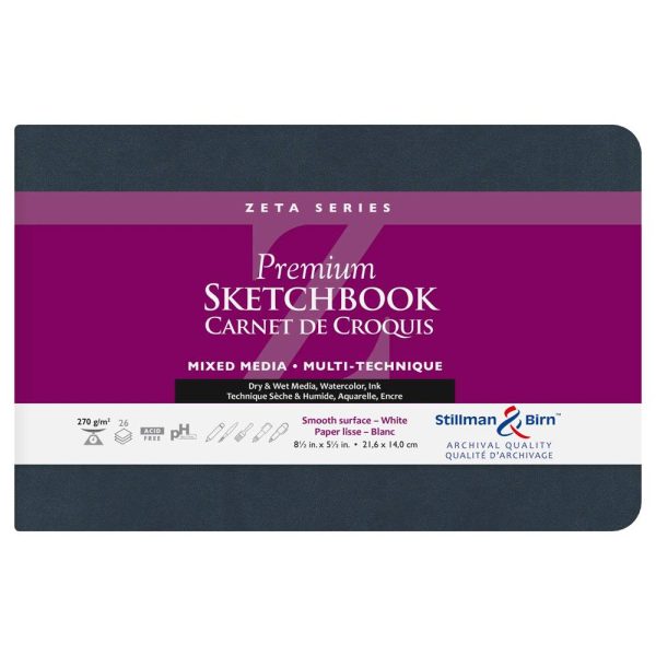 Zeta Series carnet souple 26F 14&times;21,6cm 270g