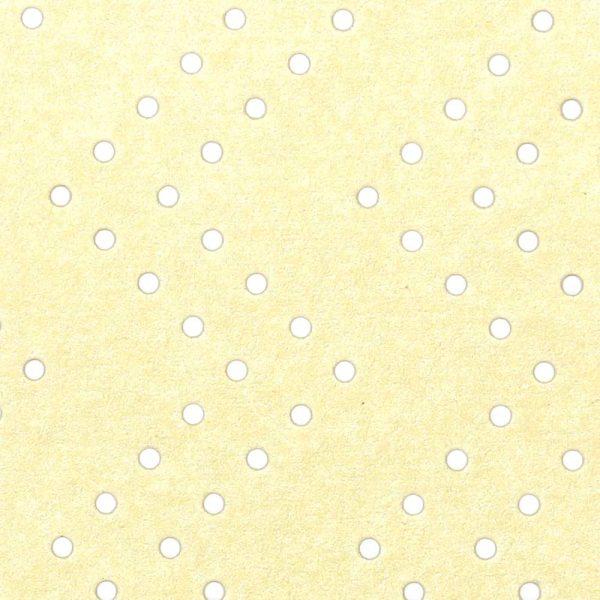PAPIER ARTISANAL, &Eacute;tui de 10 feuilles au format 50x70cm &ndash; Perfor&eacute; jaune