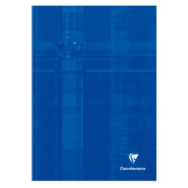 Cahier brochure rembord&eacute;e rigide A4 192 pages grands carreaux