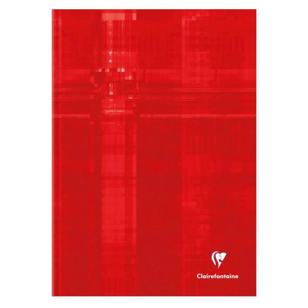 Cahier brochure rembord&eacute;e rigide A4 192 pages grands carreaux