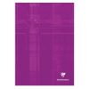Cahier brochure rembord&eacute;e rigide A4 192 pages grands carreaux