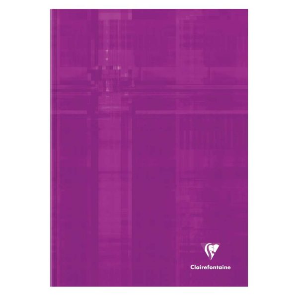 Cahier brochure rembord&eacute;e rigide A4 192 pages grands carreaux