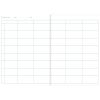 Agenda de bord enseignant 6 colonnes (48 cases/semaine) brochure souple A4 144 pages Couleur al&eacute;atoire
