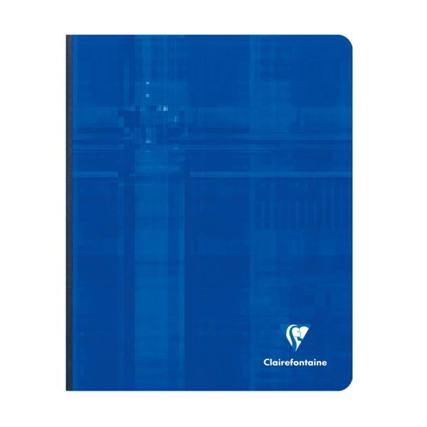 Cahier brochure dos toil&eacute; 16,5x21cm 192 pages lign&eacute; + marge