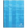 Cahier brochure dos toil&eacute; 24x32 cm 288 pages grands carreaux