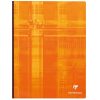 Cahier brochure dos toil&eacute; 24x32 cm 288 pages grands carreaux