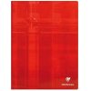 Cahier brochure dos toil&eacute; 24x32 cm 288 pages grands carreaux