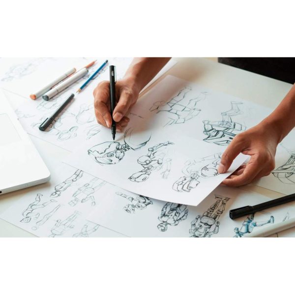 Manga Storyboard bloc coll&eacute; 100F B4 55g grille simple