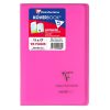 Carnet piqu&eacute; Koverbook 11x17cm 96 pages petits carreaux couverture polypropyl&egrave;ne transparent