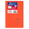Carnet piqu&eacute; Koverbook 11x17cm 96 pages petits carreaux couverture polypropyl&egrave;ne transparent