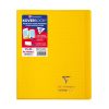 Cahier piqu&eacute; Koverbook 17x22 cm 96 pages petits carreaux couverture polypropyl&egrave;ne opaque 100% recycl&eacute;