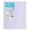 Cahier piqu&eacute; Koverbook Blush 17x22cm 96 pages lign&eacute; + marge couverture polypropyl&egrave;ne opaque Couleur al&eacute;atoire