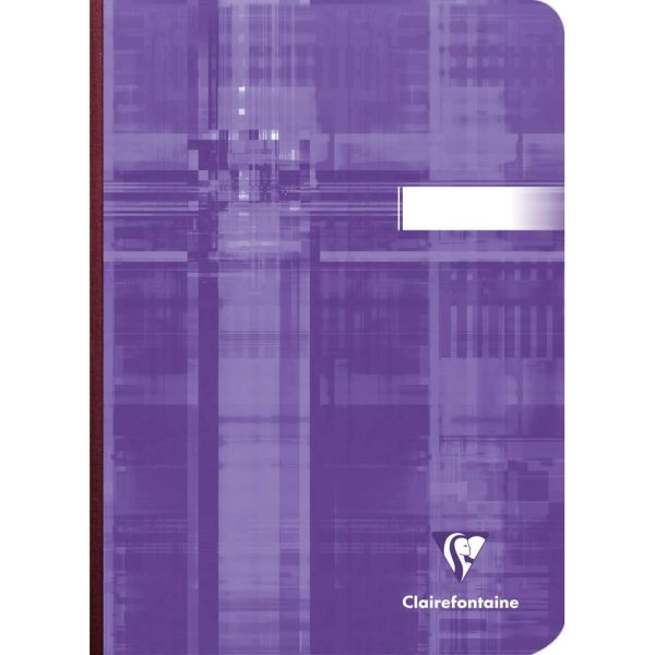 Carnet brochure dos toil&eacute; A5 192 pages uni